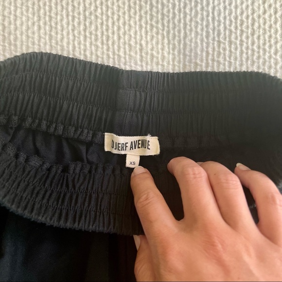 Djerf Avenue Breezy Pants in black (size XS, will fit a 25-26 waist) - Picture 2 of 5